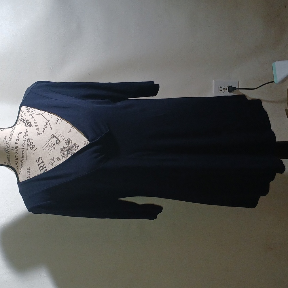 Eileen Fisher Women's Silk Dress Black Size Small